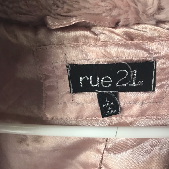 Rue21 Pink Teddy Jacket Plush Cozy Outerwear - Picture 2 of 2